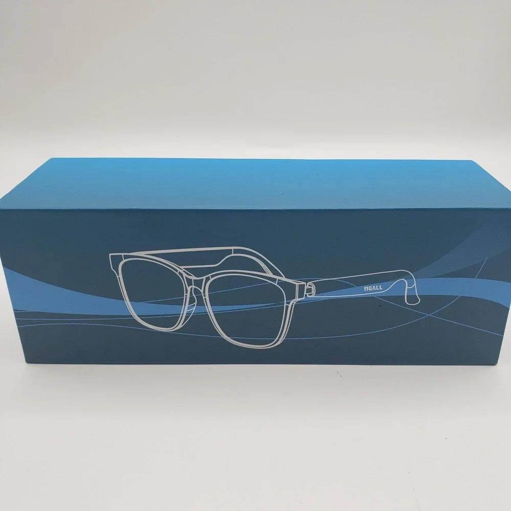 Hyundai HY-C8Pro Smart Glasses Eyeglasses Frame, True Wireless, White